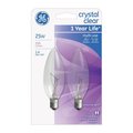 Current Ge2Pk25W Clr Blunt Bulb 74978